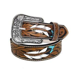 Western Belt Women Men Cowgirl Cowboy Country Belt Jeans Buckle Adjustable Strap